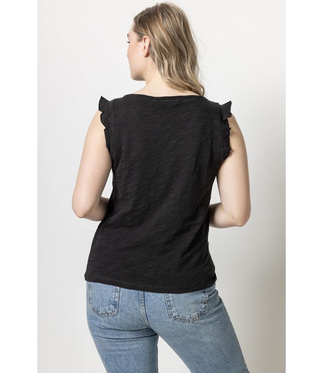 Lilla P Ruffle Sleeve Tank