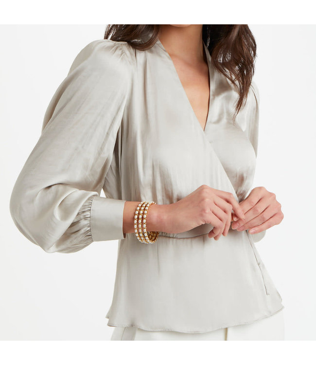 Julie Vos Mykonos Gold Bangle