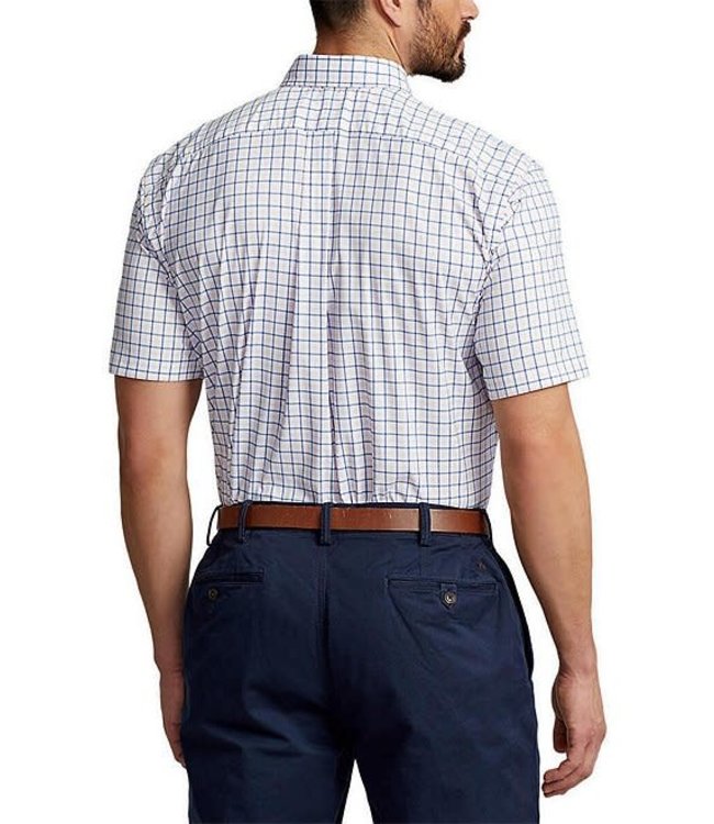 PRL Big & Tall Short Sleeve Twill Oxford Shirt