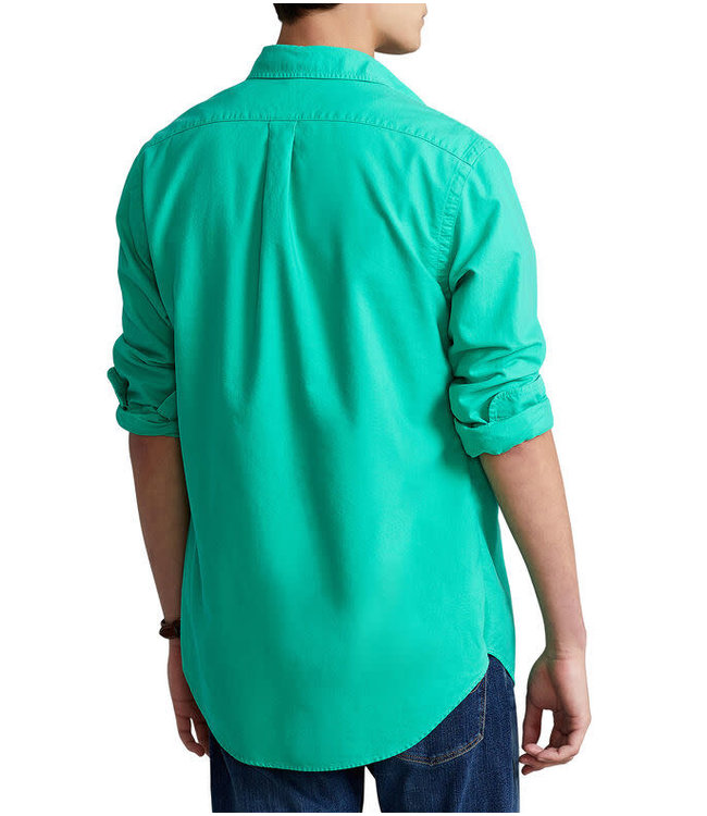 PRL Garment Dyed Classic Fit Oxford Shirt