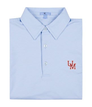 GenTeal Apparel "Sunday" (UM) Pinstripe Performance Polo