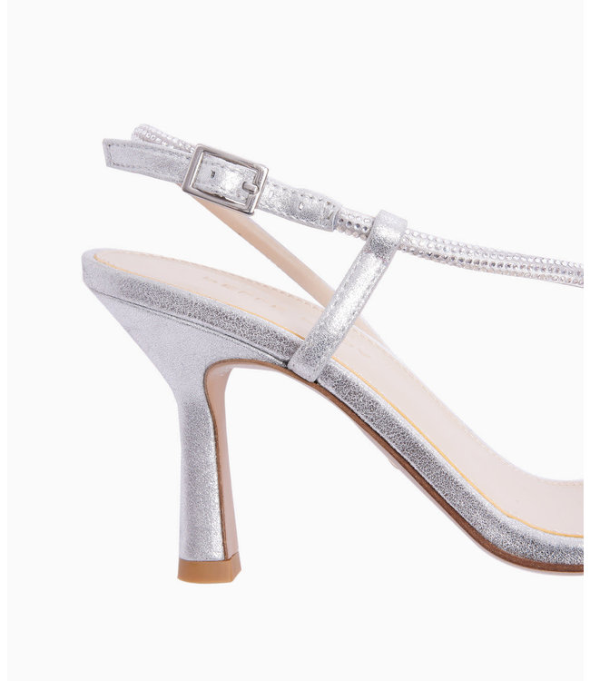 Pelle Moda Osment 2 Metallic Suede Heel