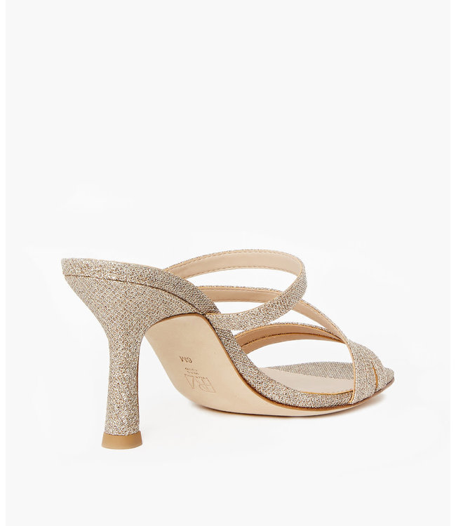 Pelle Moda  Ostin Strappy Heeled Slide Sandals