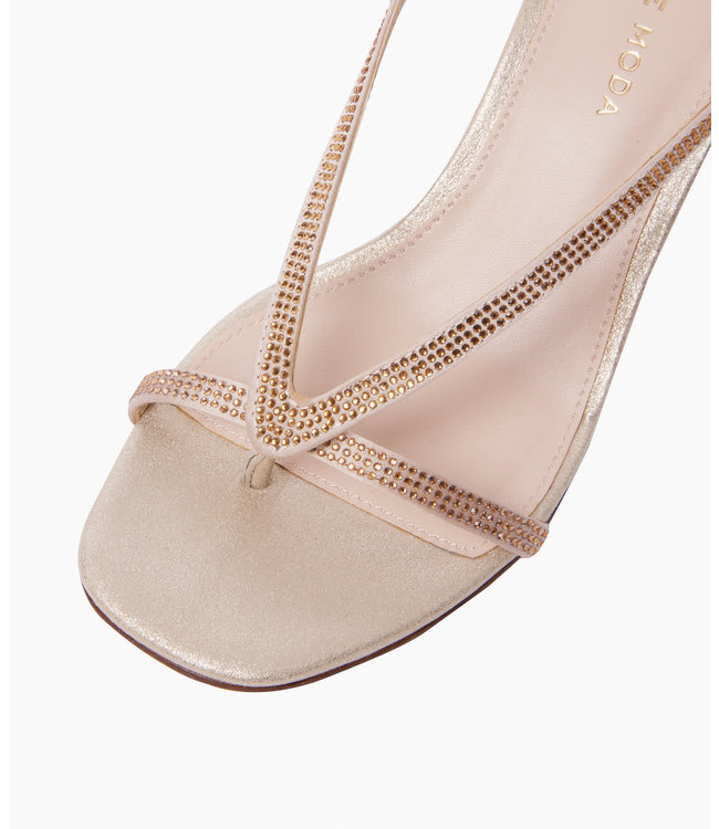 Pelle Moda  Francis 2 Low Heeled Thong Toe Sandal