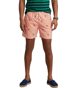 Polo Ralph Lauren Gingham Print Traveler Swim Shorts