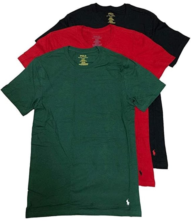 Polo Ralph Lauren 3pk Multi Crew T-Shirts