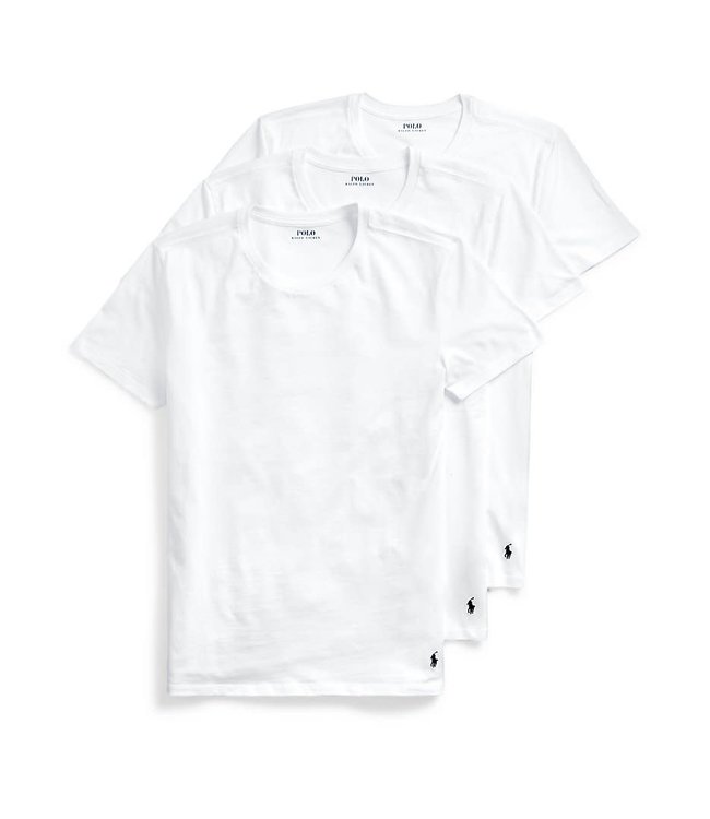 Polo 3 Big & Man Classic Fit Cotton Crew T-Shirts - Abraham's