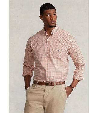 Polo Ralph Lauren Big & Tall Stretch Poplin Classic Fit Gingham Shirt