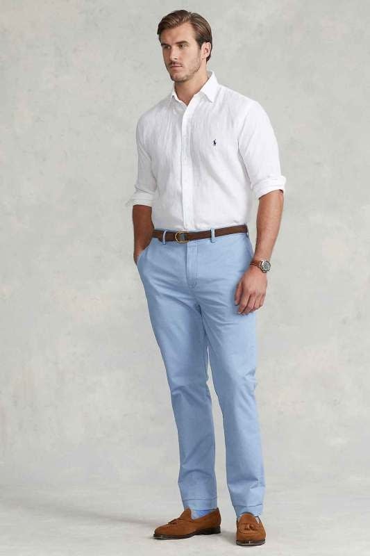 PRL Big & Tall Dyed Linen Shirt - Abraham's