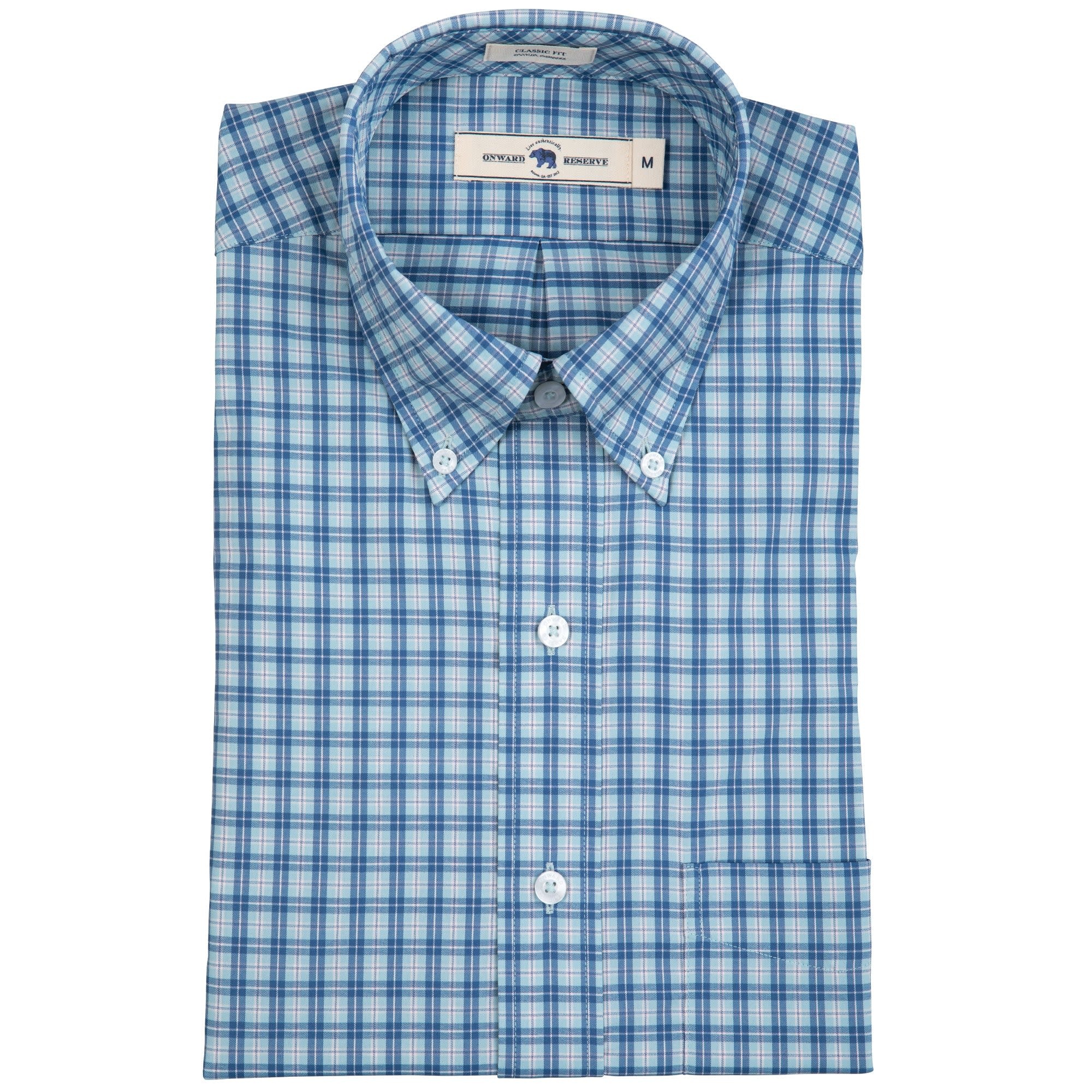Onward Reserve Classic Fit Performance Button Down Shirt - Abraham's