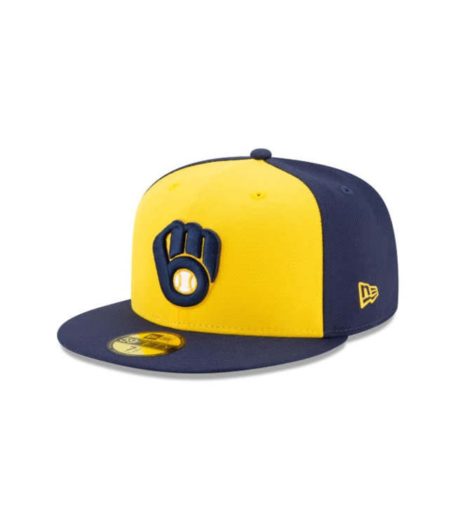 Milwaukee Brewers Yellow MLB Fan Cap, Hats for sale