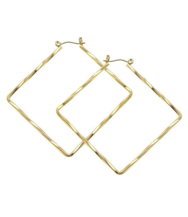 Susan Shaw Square Hoop Earrings