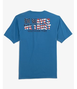 Southern Tide In Waves We Trust T-Shirt