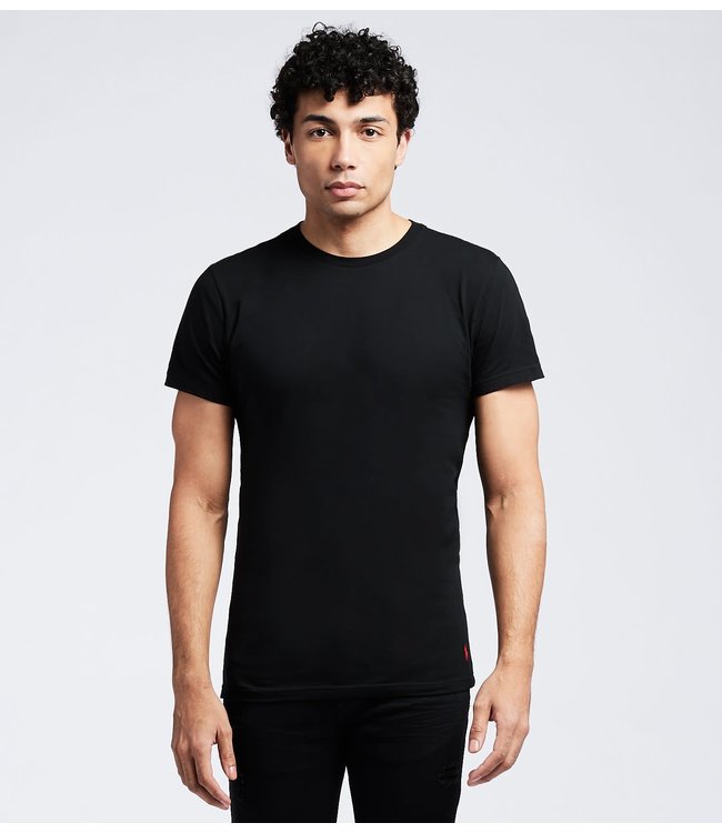 Polo  Slim Fit Cotton Solid Classic Crew T-shirts - 3 Pack