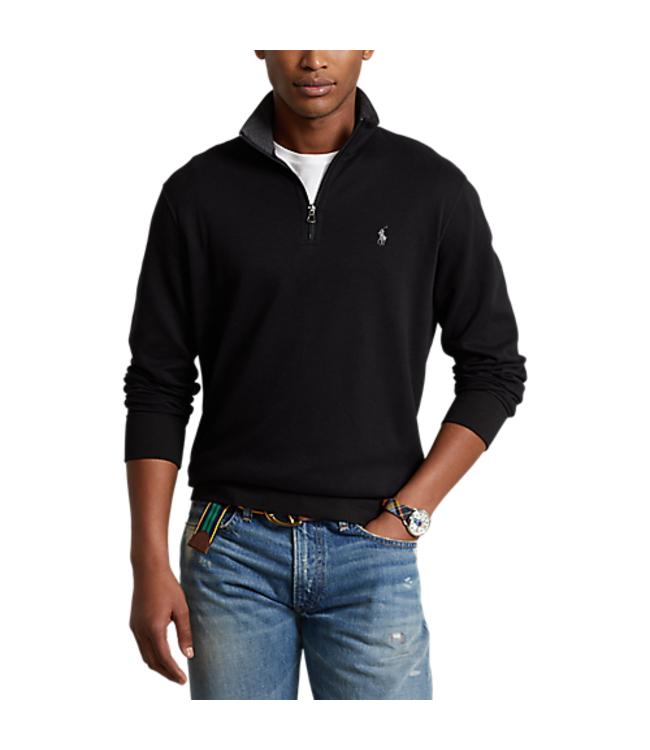 PRL Double Knit Jersey Half-Zip Pullover - Abraham's