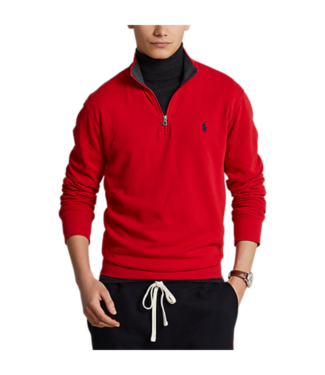PRL Double Knit Jersey Half-Zip Pullover - Abraham's PRL Double Knit Jersey Half-Zip Pullover - Abraham's