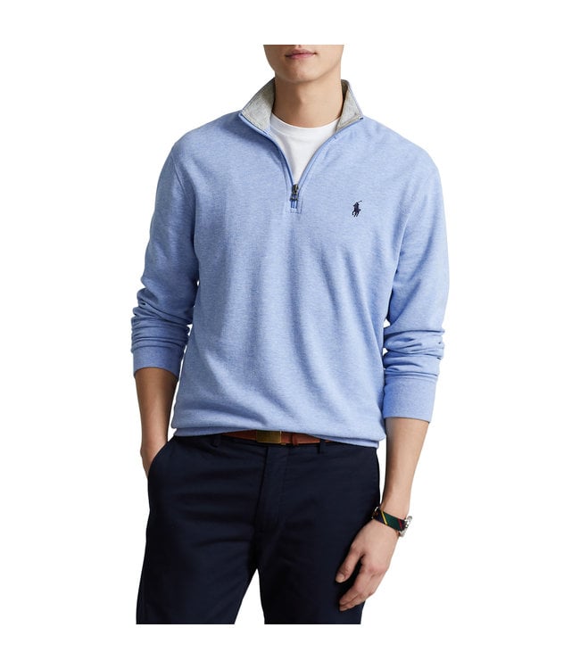 Men's Luxury Jersey Half-Zip Pullover - Abraham's