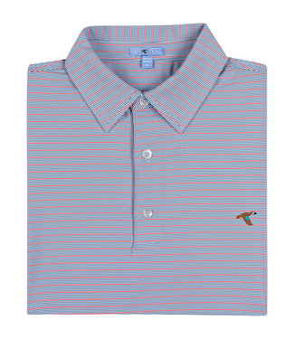 GenTeal Apparel Hairline Stripe Performance Polo