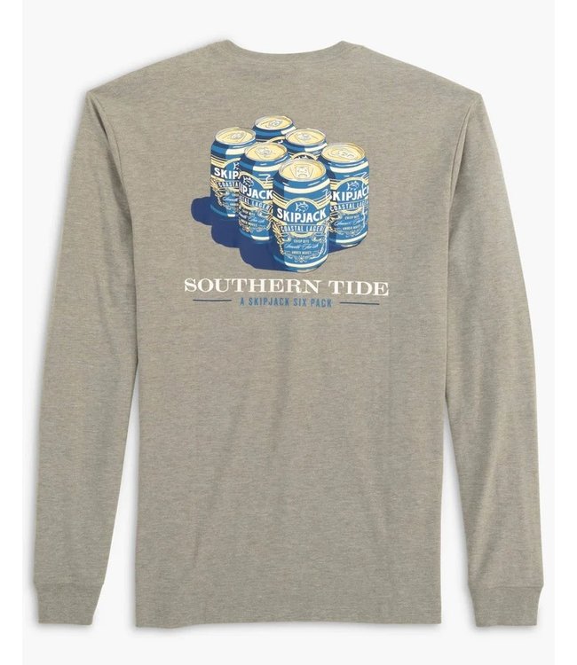 Southern Tide SkipJack 6 Pack Heather Long Sleeve T-Shirt