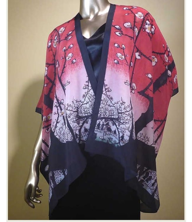 Cocoon House Short Silk Kimono