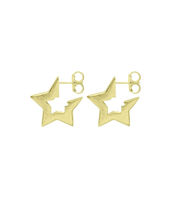Sheila Fajl Medium Marilyn Star Hug Hoops