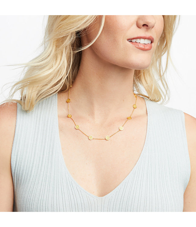Julie Vos Valencia Delicate Station Necklace