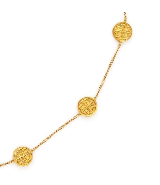 Julie Vos Valencia Delicate Station Necklace