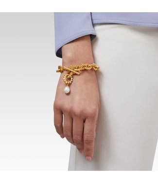 Julie Vos Marbella Gold Link Bracelet