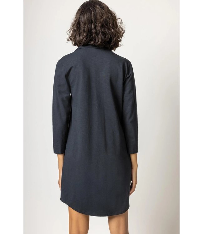 Lilla P Ruffle Shirt Dress