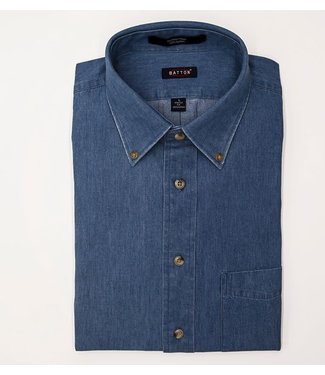 Batton Classic Long Sleeve Button Down Denim Shirt