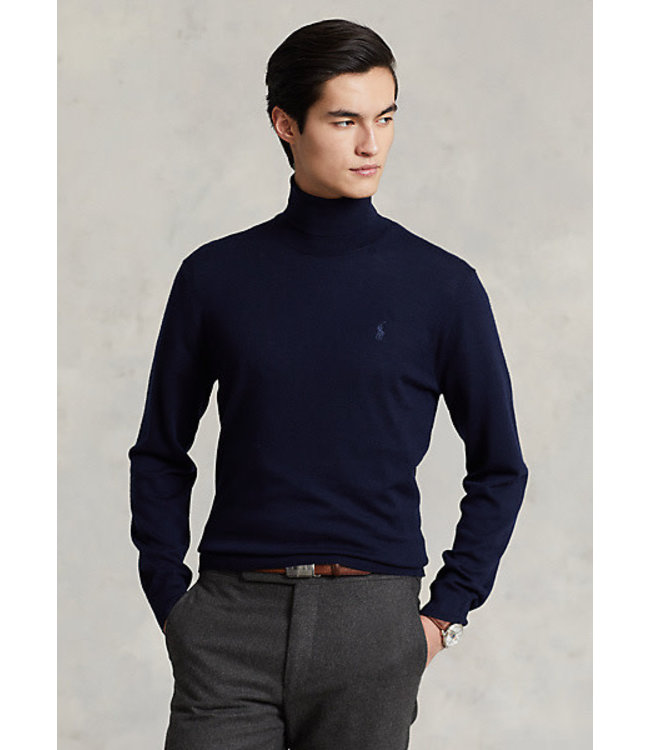 Polo Ralph Lauren Washable Merino Wool Turtleneck Sweater