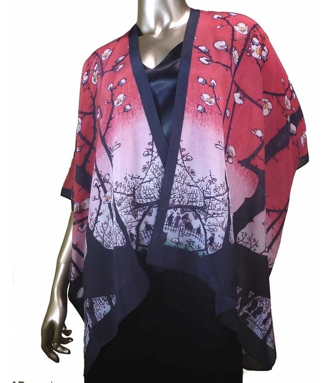Cocoon House Short Silk Kimono