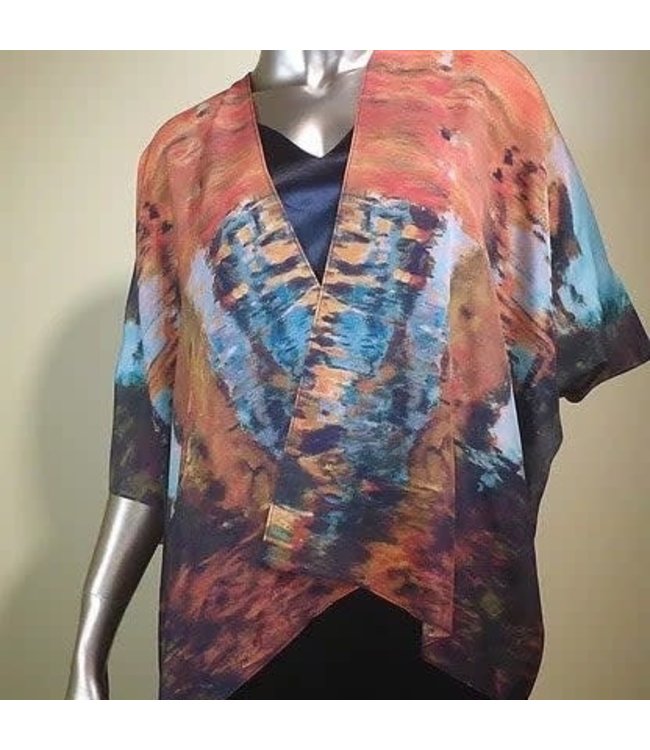 Cocoon House Short Silk Kimono