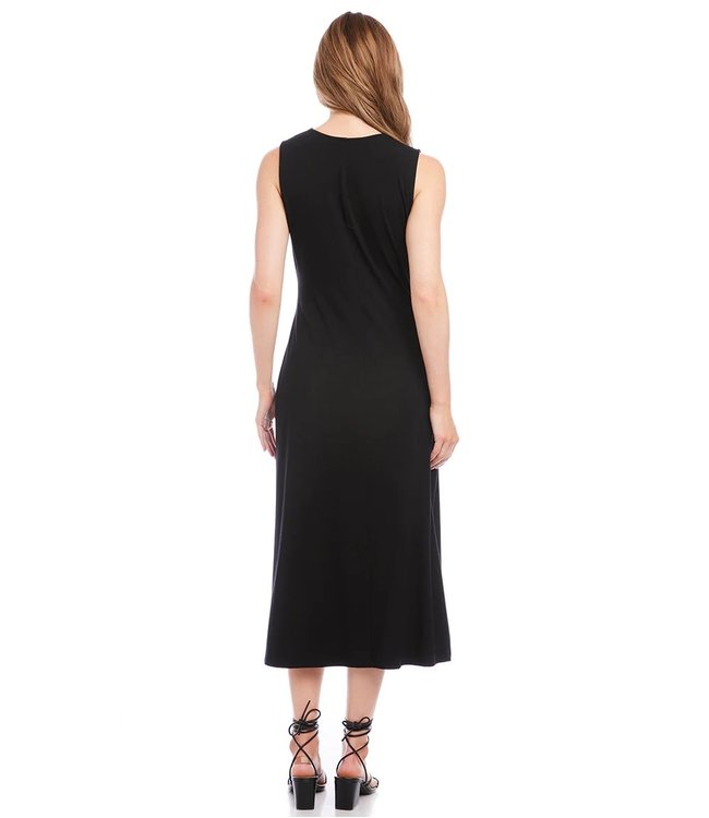 Karen Kane Faux Wrap Midi Dress