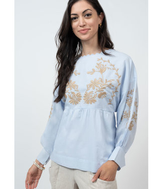 Ivy Jane Clouds of Powder Blue Top