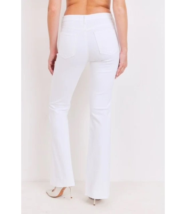 Just Black High Rise Scissor Cut Flare Jeans