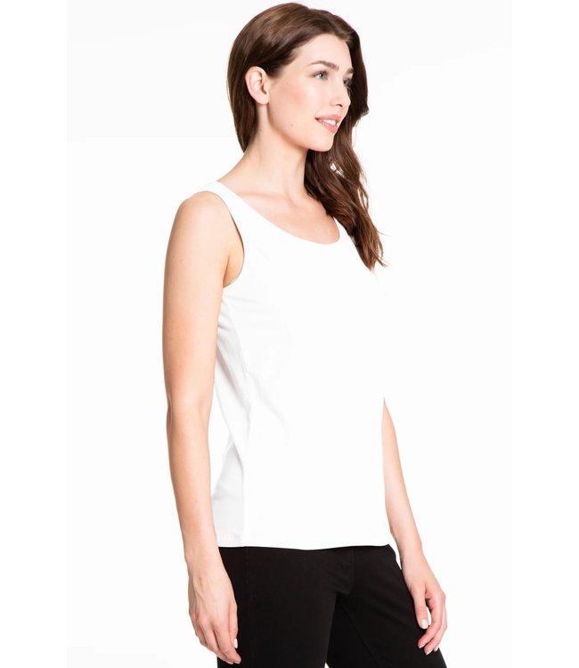 Multiples Double Scoop Neck Tank Top