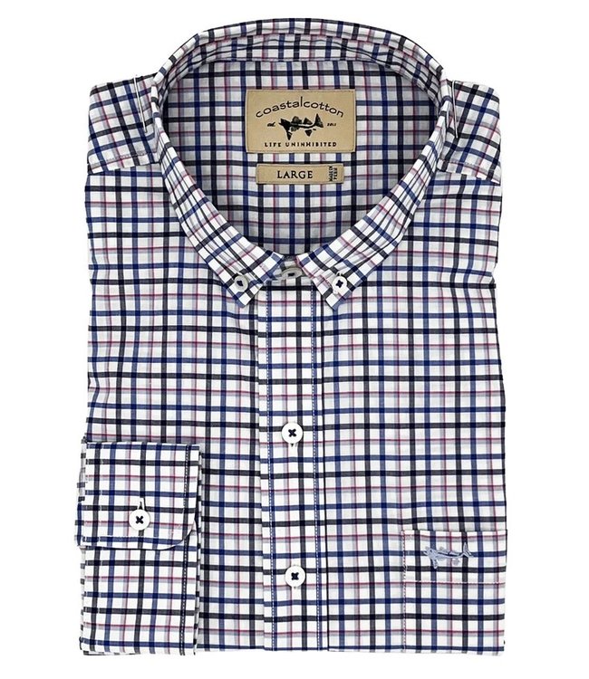 Coastal Cotton Long Sleeve Classic Sports Shirt