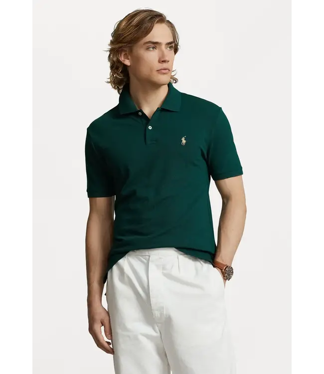 PRL Short-Sleeve Mesh Polo Solid Classic Fit