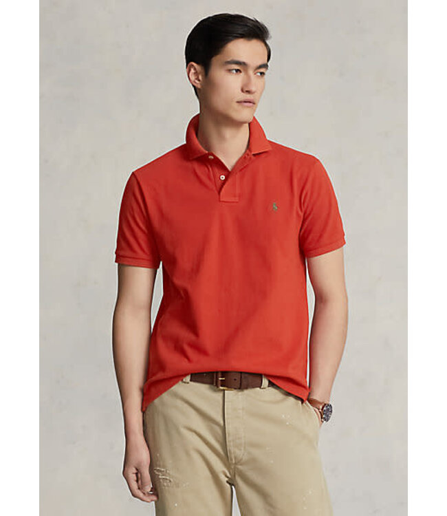 PRL Short-Sleeve Mesh Polo Solid Classic Fit