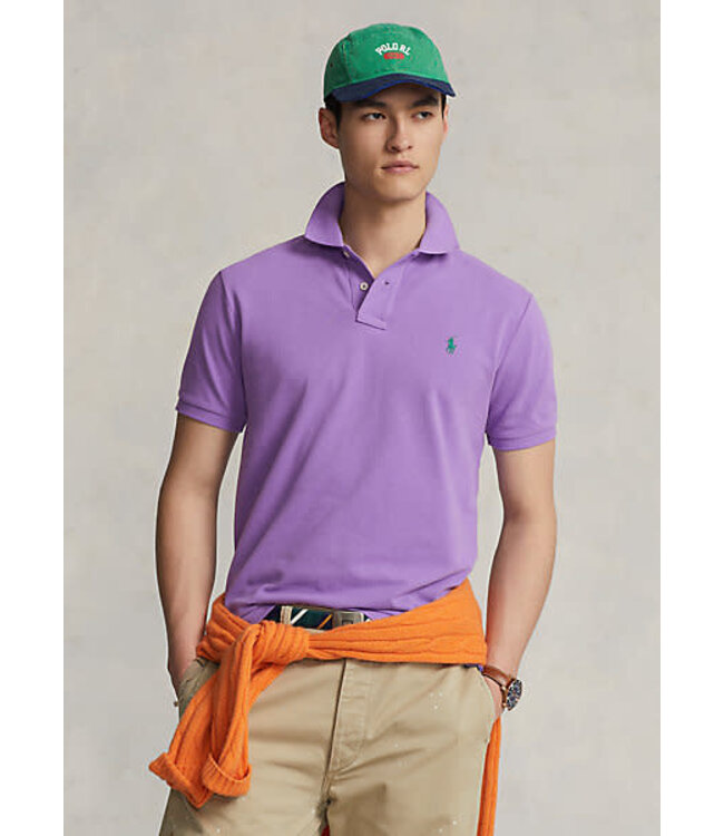 PRL Short-Sleeve Mesh Polo Solid Classic Fit