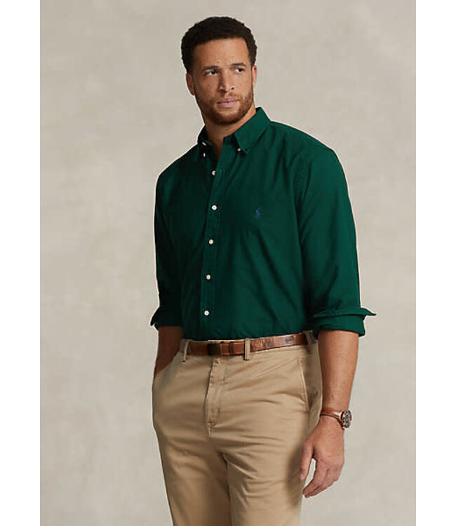 PRL Long-Sleeve Garment-Dyed Oxford Sport Shirt