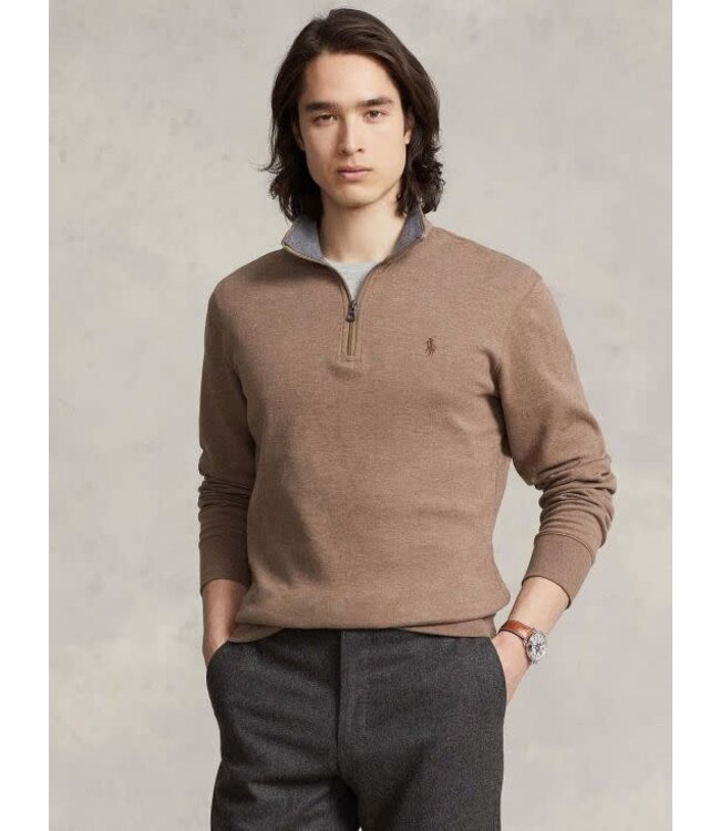 PRL Double Knit Jersey 1/2 Zip Pullover