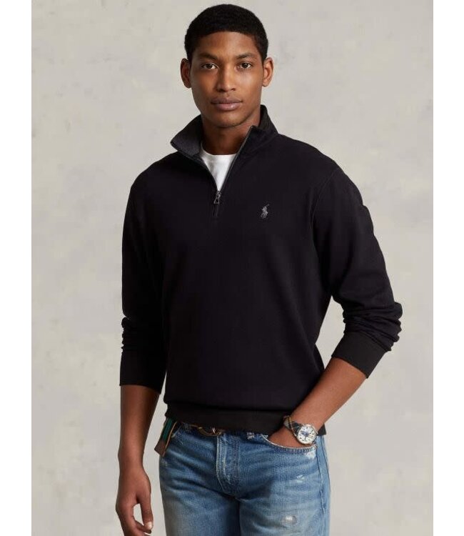 PRL Double Knit Jersey 1/2 Zip Pullover