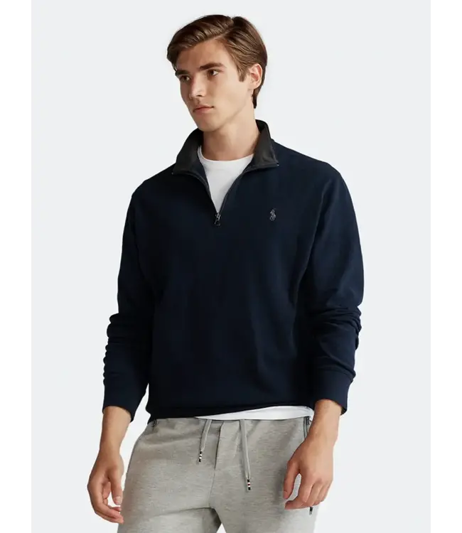 PRL Double Knit Jersey 1/2 Zip Pullover