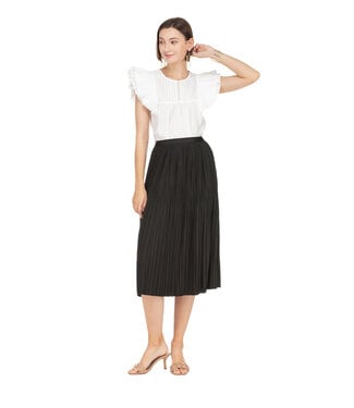 Joy Joy Pleated Midi Skirt