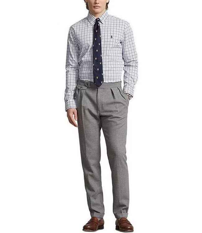 PRL Long-Sleeve Sanded Twill Sport Shirt