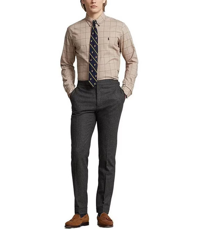 PRL Long-Sleeve Sanded Twill Sport Shirt