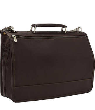 Piel Leather Two-Section Expandable Laptop Portfolio