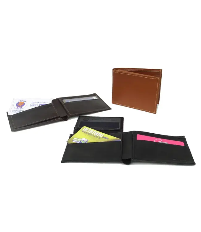 Piel Leather Bi-Fold Wallet